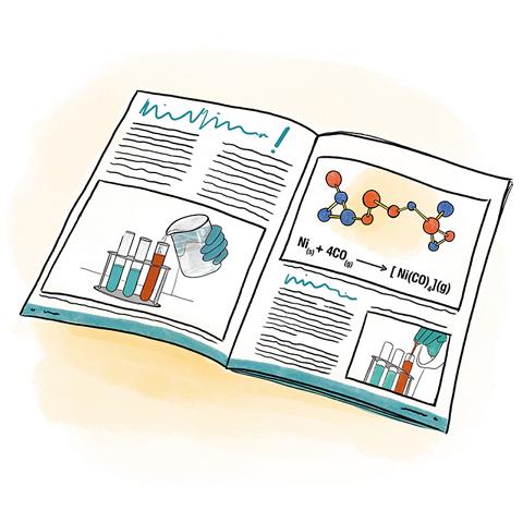 Abgebildet ist ein wissenschaftliches Magazin