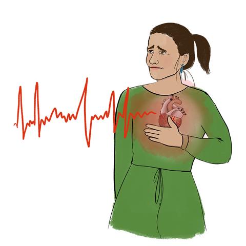 Unregelmäßiger Herzschlag